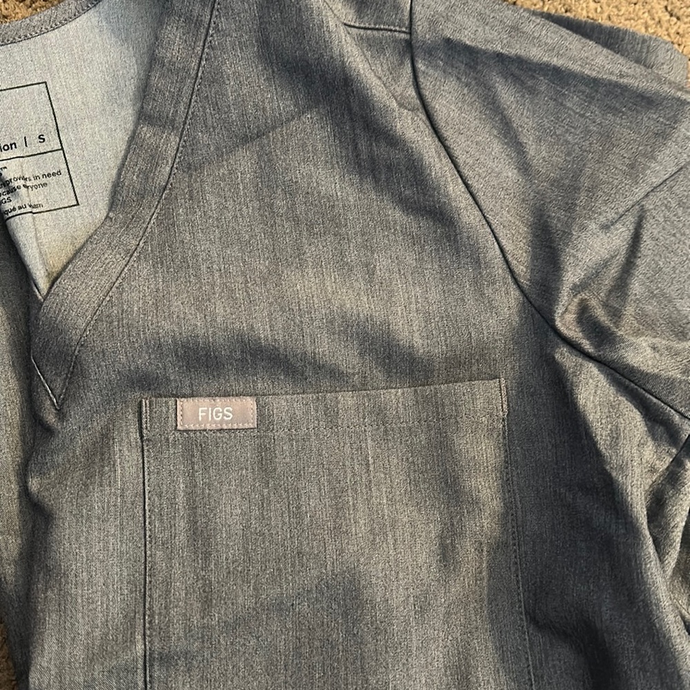 Figs scrubs top